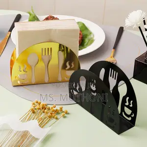 Fancy Metallic Dining Table Serviette Dispenser