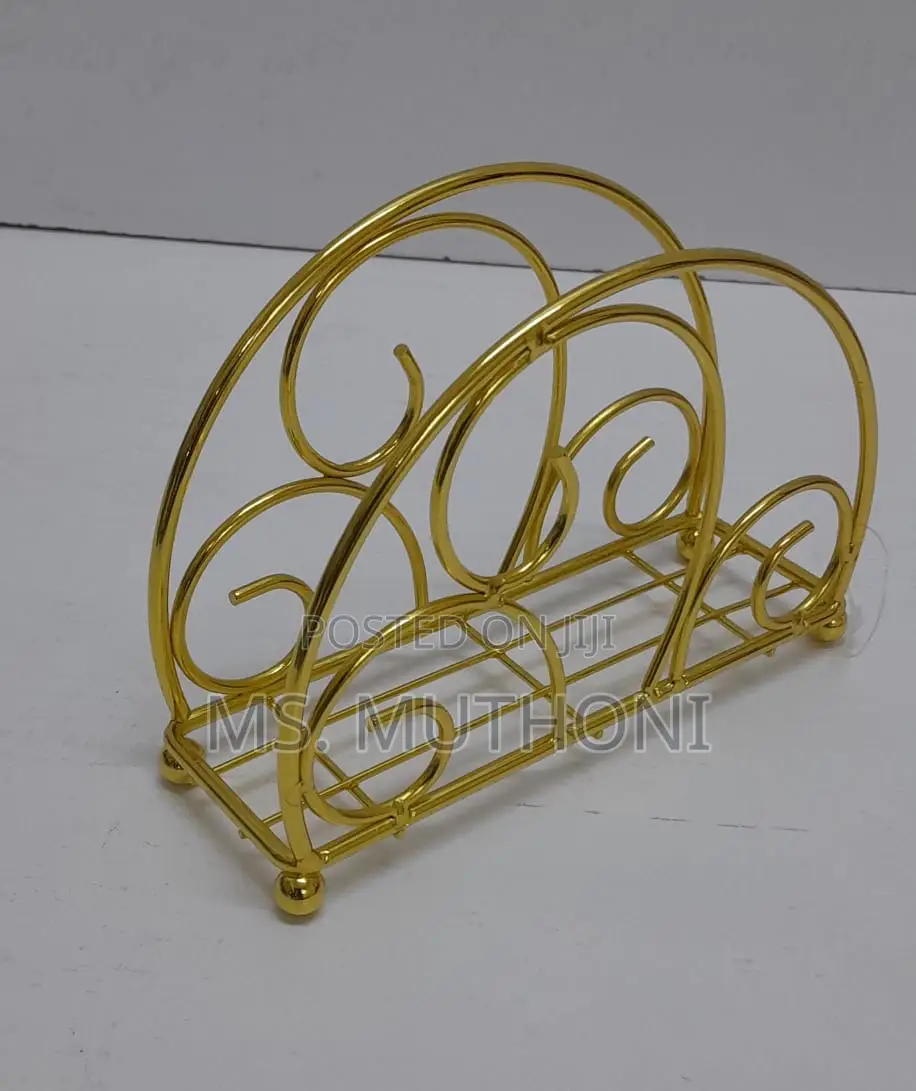 Fancy Metallic Dining Table Serviette Dispenser