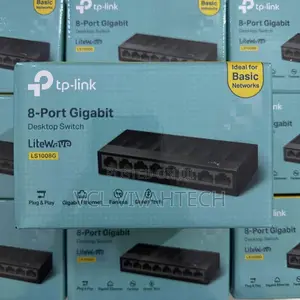 Tp-Link Tl-Ls1008g 8-Port Desktop Switch (New Look)
