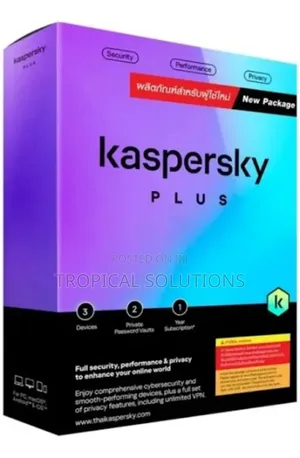 Kaspersky Plus 3 Devices 1 Year Antivirus