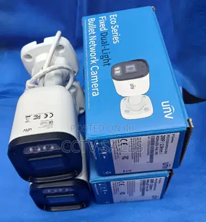 30m Distance Coverage Uniview Outdoor CCTV Bullet Camera With Audio