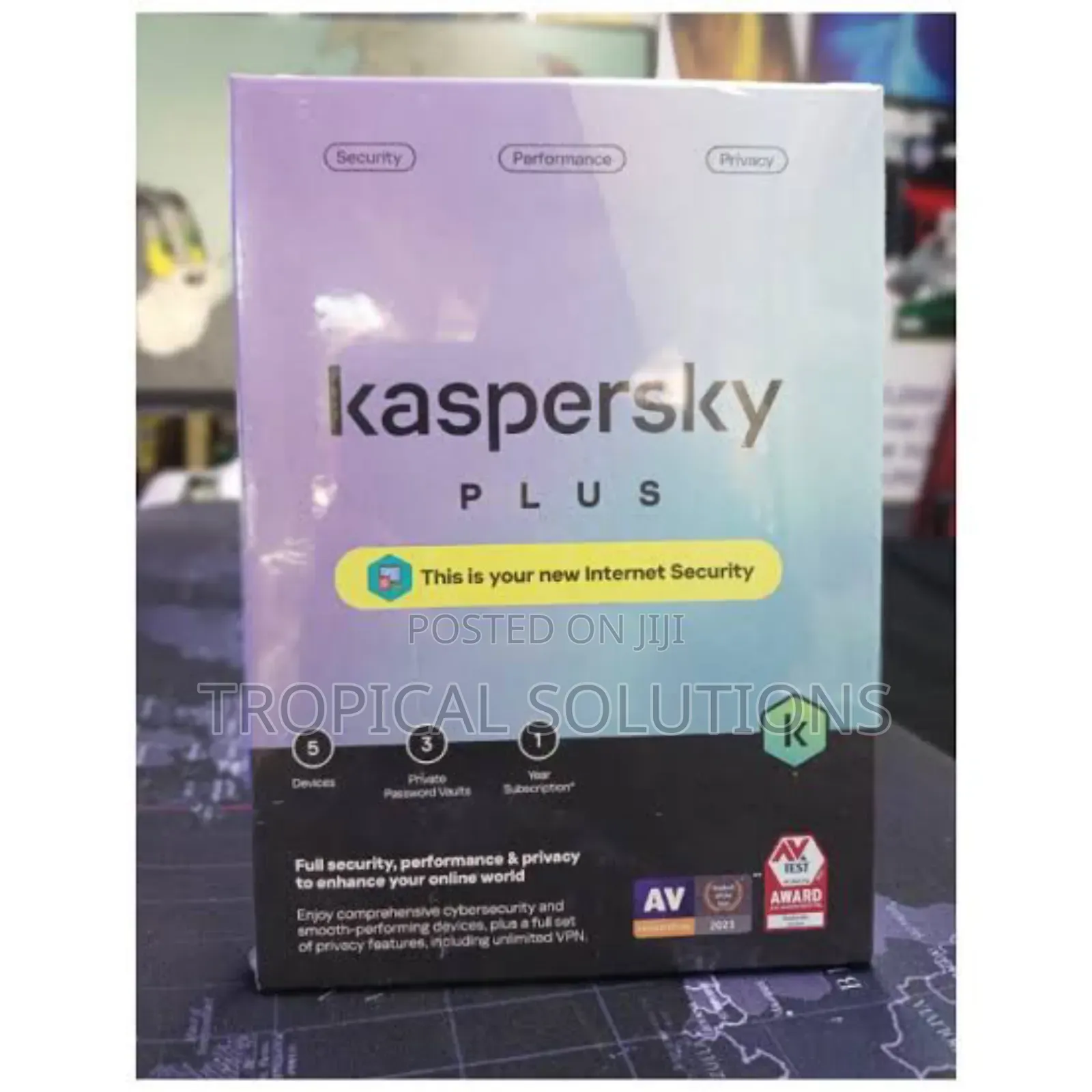 Kaspersky Plus 5 Devices 1 Year Antivirus