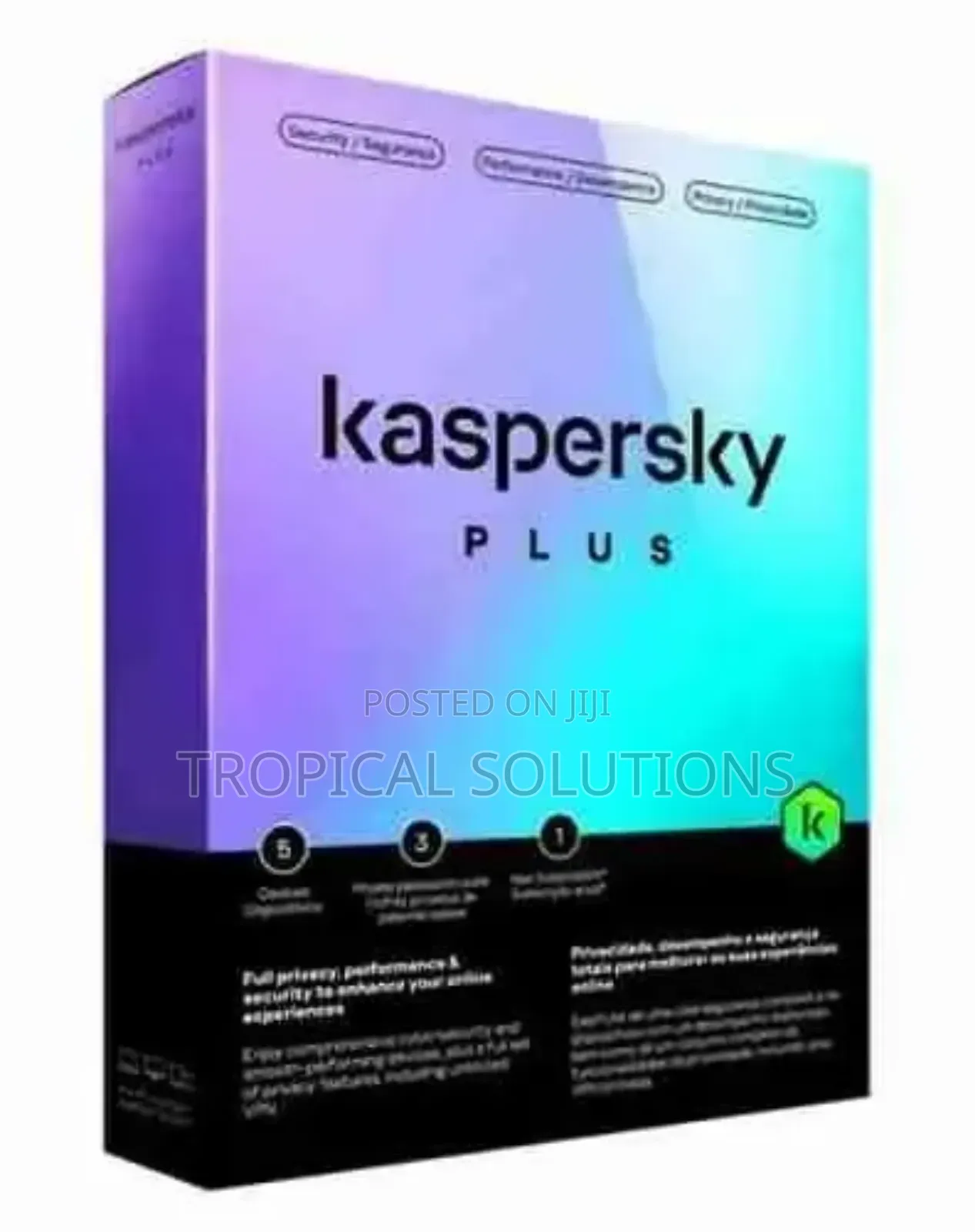 Kaspersky Plus 5 Devices 1 Year Antivirus