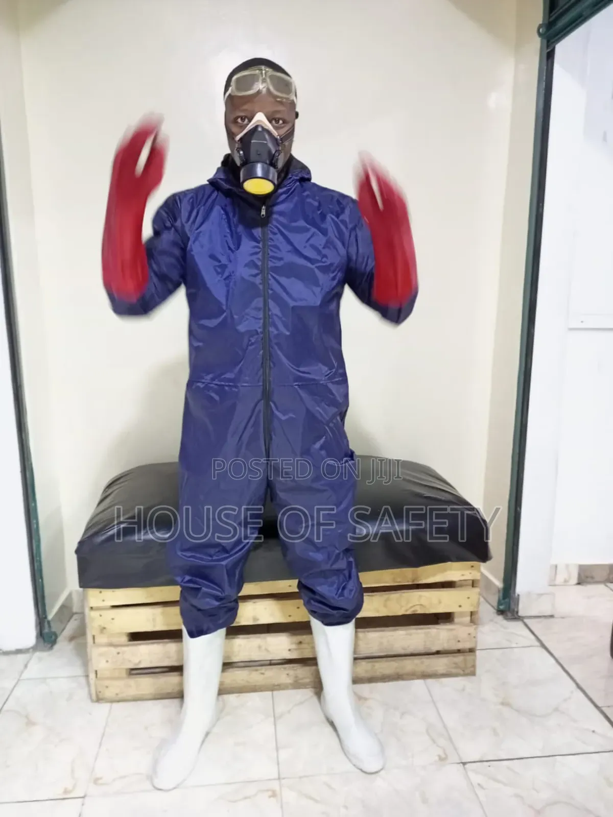 Navy Blue Waterproof Suit