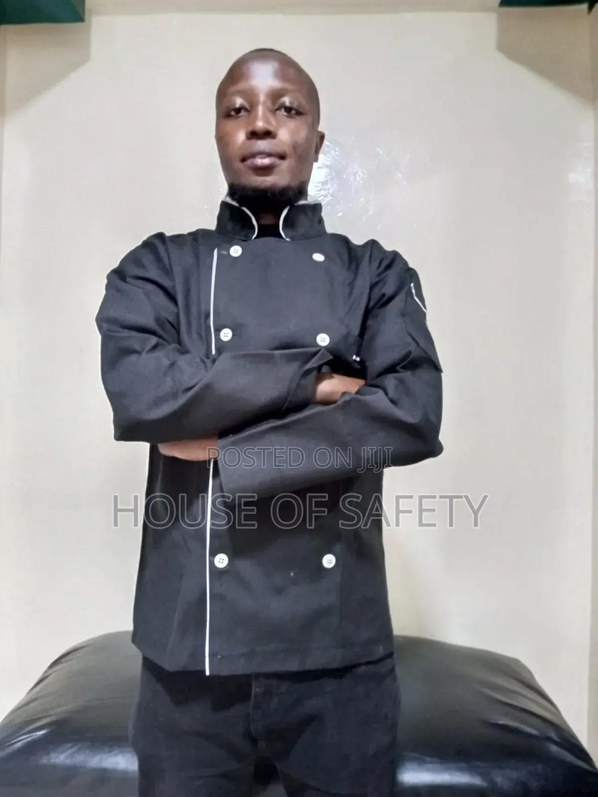 Black Pure Tetrex Chef Coat