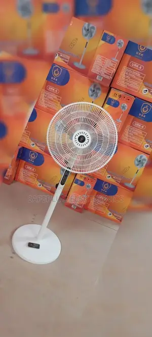 Fan-Urk Elegance 16” – Silent, Remote-Controlled Standing Fan"