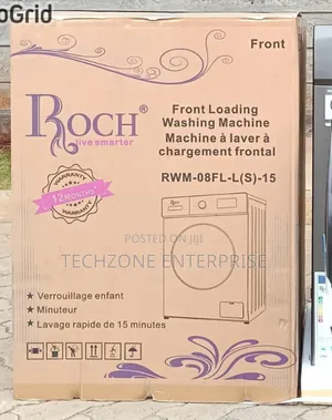 Roch RVM-08fl-L 8kg Front Load Automatic Washing Machines 1200 RPM 