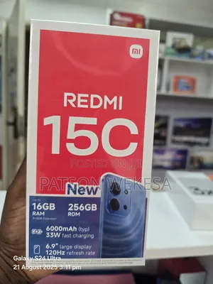 New Xiaomi Redmi 15C 4G 256 GB Black