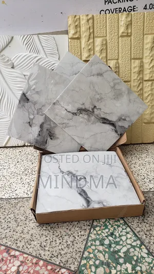Marble Look Water Proof Tile Panels - Bathroom,Kitchen.Peel and Stick