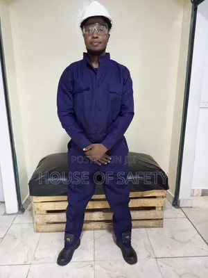 Pockets Navyblue Ordinary Coveralls