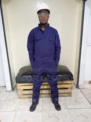 Pockets Navyblue Ordinary Coveralls