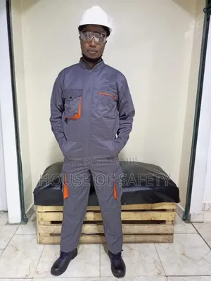 Grey Twill Coveralls