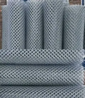 Steel Chain Link Wire, Gauge 12.5, 50x50mm, 4ft