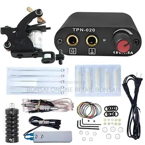 Professional Tattoo Machine Kit With Power Supply Needles Set