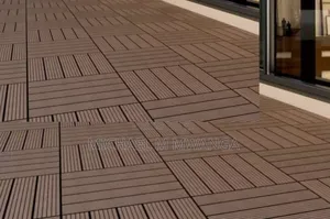 WPC Outdoor Decking Tiles, 300x 300mm