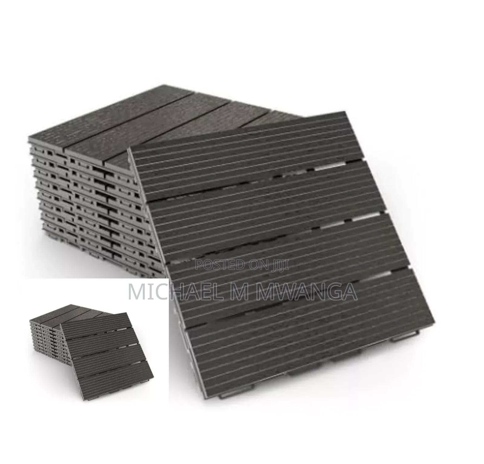 Wood Plastic Composite Decking Tiles