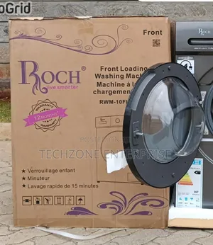 Roch Washing Machine 10kg (Rwm-10si-H) With 15 Wash Programs 