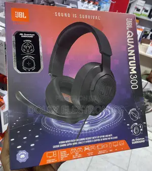JBL Quantum 300 Wired Gaming Headphones