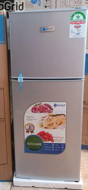 Nunix 138litres Double Door Fridge BCD-138 With Lock and Keys