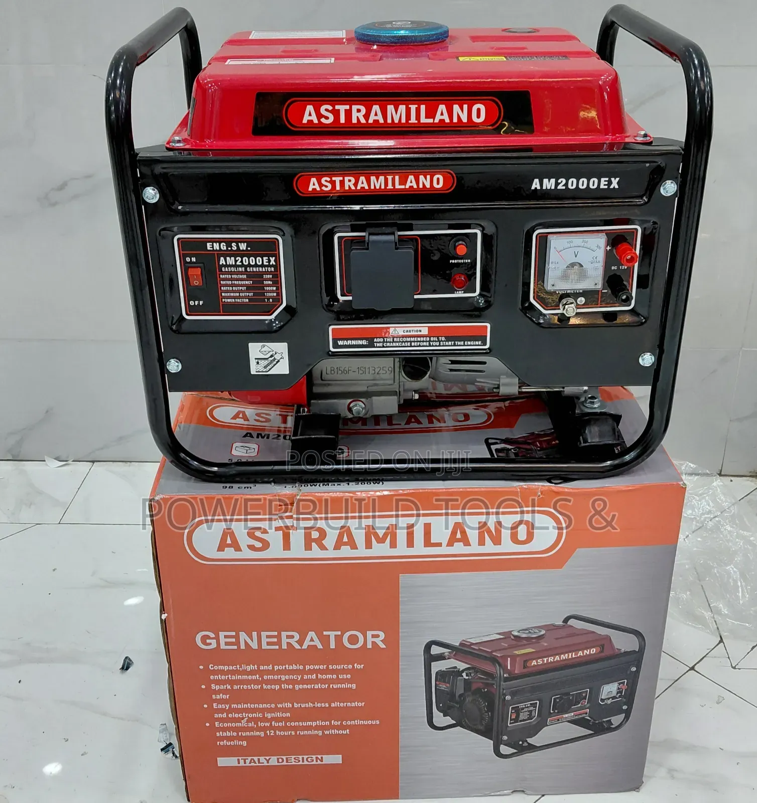 Astramilano 1.2kva Petrol Generator 4 Stroke