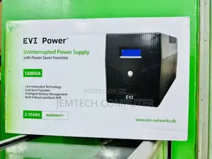 Evi 1600va / 900w Line Interactive Ups LCD Display