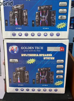 3.1ch Goldentech Multimedia Speaker Woofer With Superbass 