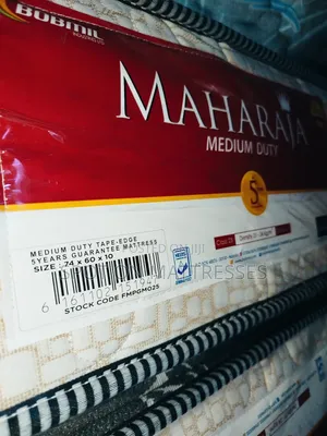74" × 60" × 10" Queen-Size Bobmil Maharaja Mattresses + Free Delivery
