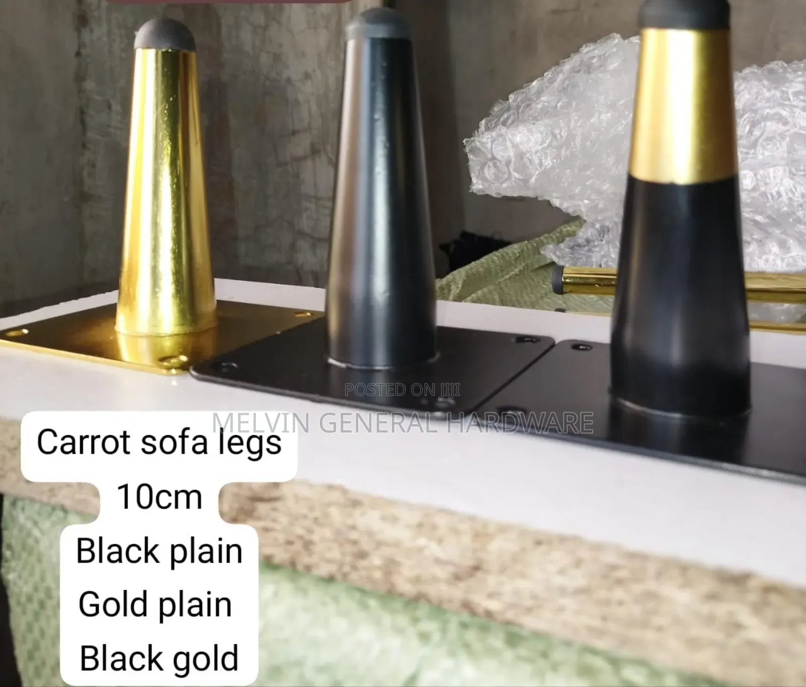 Carrot Sofa Legs 10cm