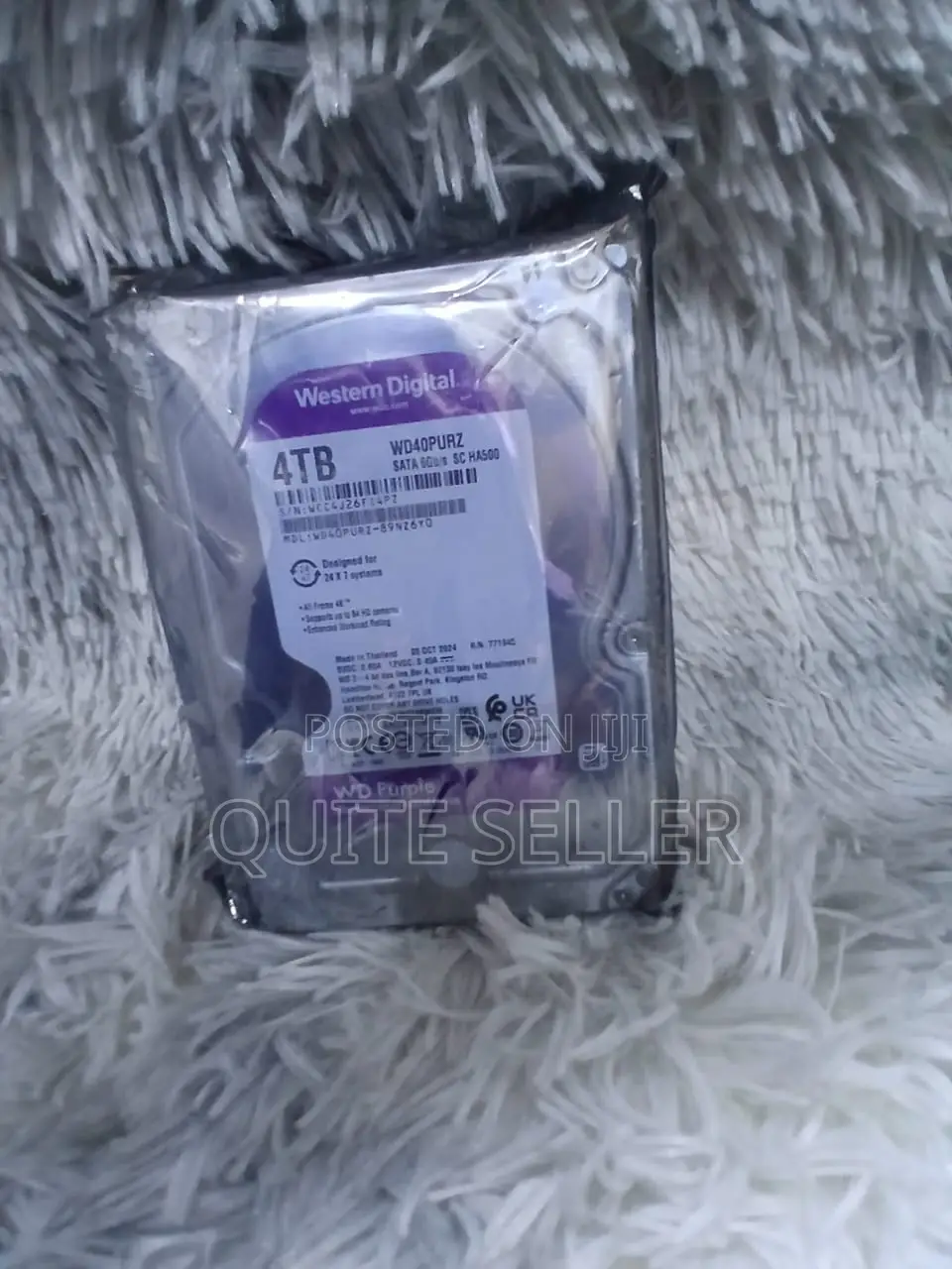 Wd Purple 4tb Internal Surveillance Hard Drive for Desktop