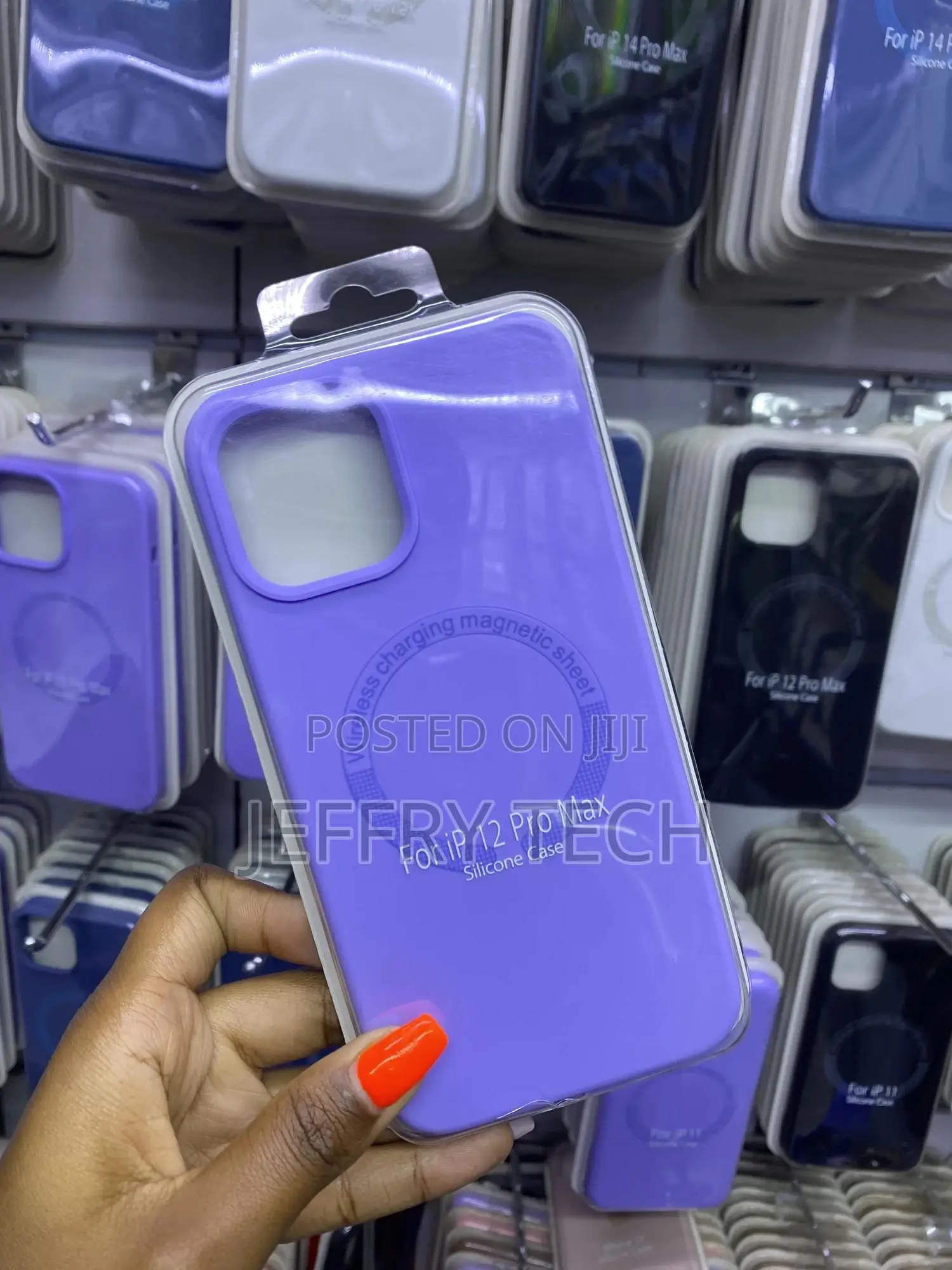 Wooles Apple iPhone 12 Pro Max Silicone Case With Magsafe
