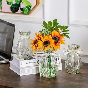 Diamond Vase Clear 18cm