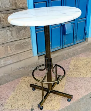 Antique Restaurant High Table With Powder Coating