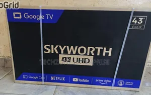 Skyworth 43′′ 43e3500g Google Frameless Tv With Voice Search 