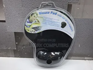 Mousepad With Gel Wrist Support ( Black In Colour)