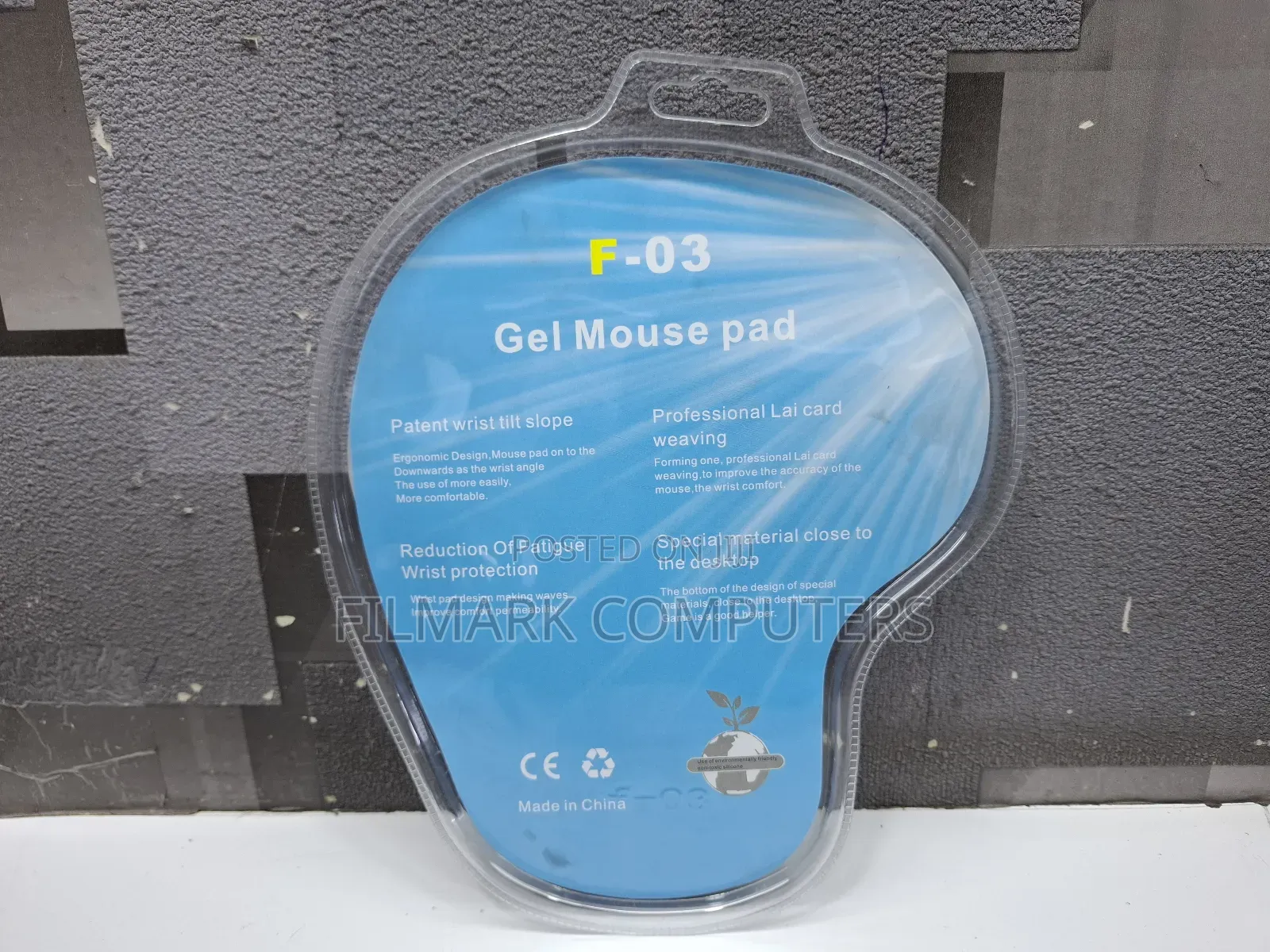 Mousepad With Gel Wrist Support ( Black In Colour)