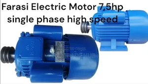 Robust Farasi Electric Motor 7.5hp Single Phase High Speed/Low Speed