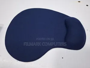 Comfortable Mouse Pad With Gel Wrist Support F-02 ( Blue)