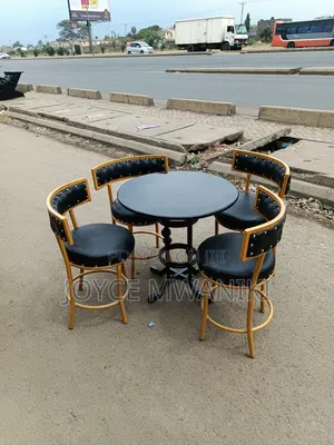Restaurant Unique Set, 4 Chairs and a Table 