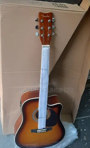 41”Fender Semi Acoustic Guitar Dreadnought Cutaway
