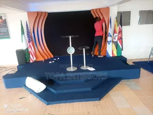 Dark Blue Church Altar Floor Carpets Supply and Installation