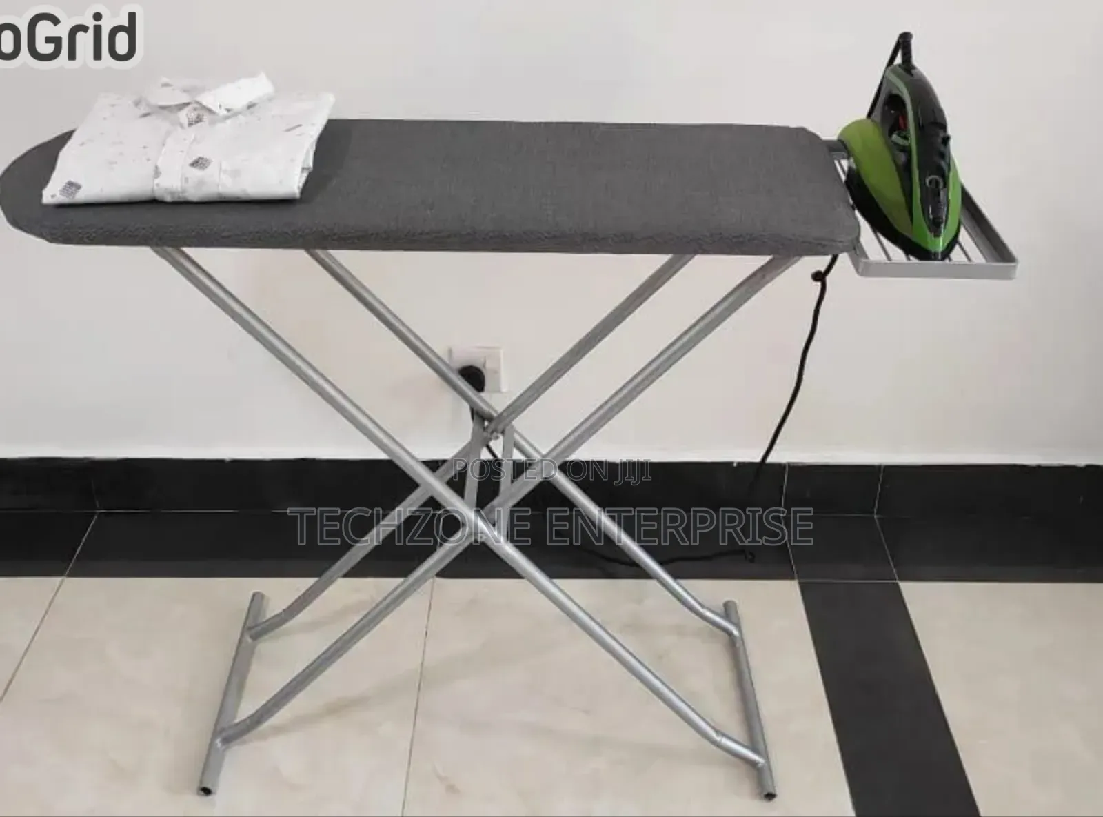 Durable Heavy Duty Metallic Ironing Board 