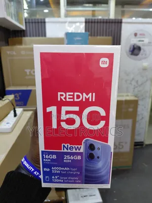 New Xiaomi Redmi 15C 4G 256 GB Black