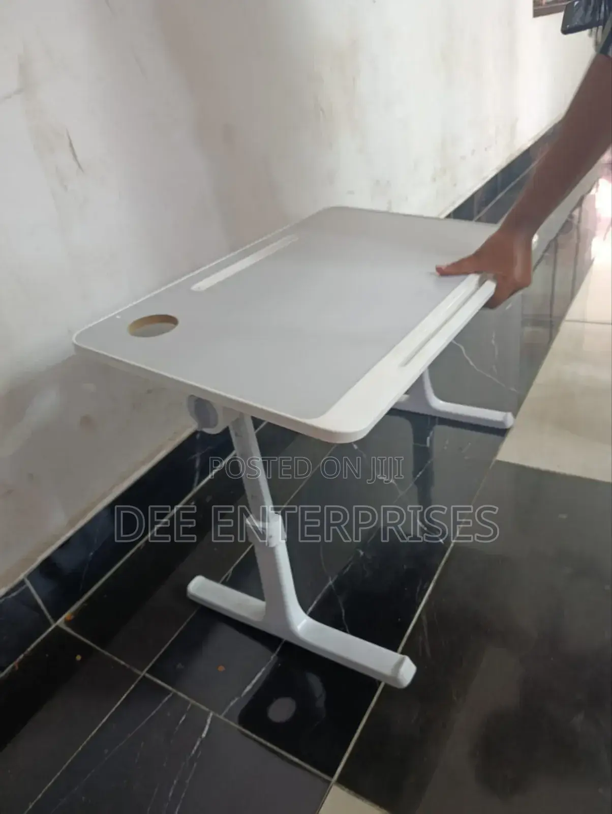 Adjustable Height Tilting Laptop Desk for Bed