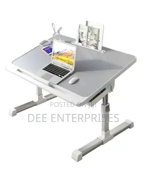 Adjustable Height Tilting Laptop Desk for Bed