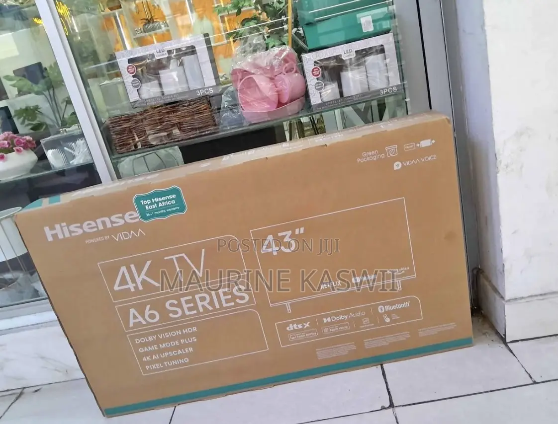 Hisense 43” Inch Uhd Vida Smart Frameless (43 A6 Nken)