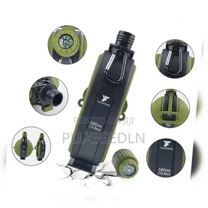 Silicone Water Bottle With Compass