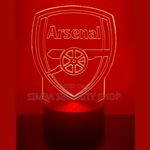 Arsenal 3d Illusion Football Club Led Night Lamp Team Logo Gift RGB
