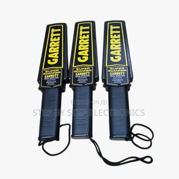Rechargeable Garrett Hand Held Security Metal Detector Super Scanner