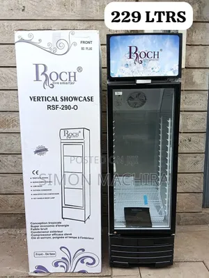 ⁠229 Litres Roch Vertical Showcase Display Fridge