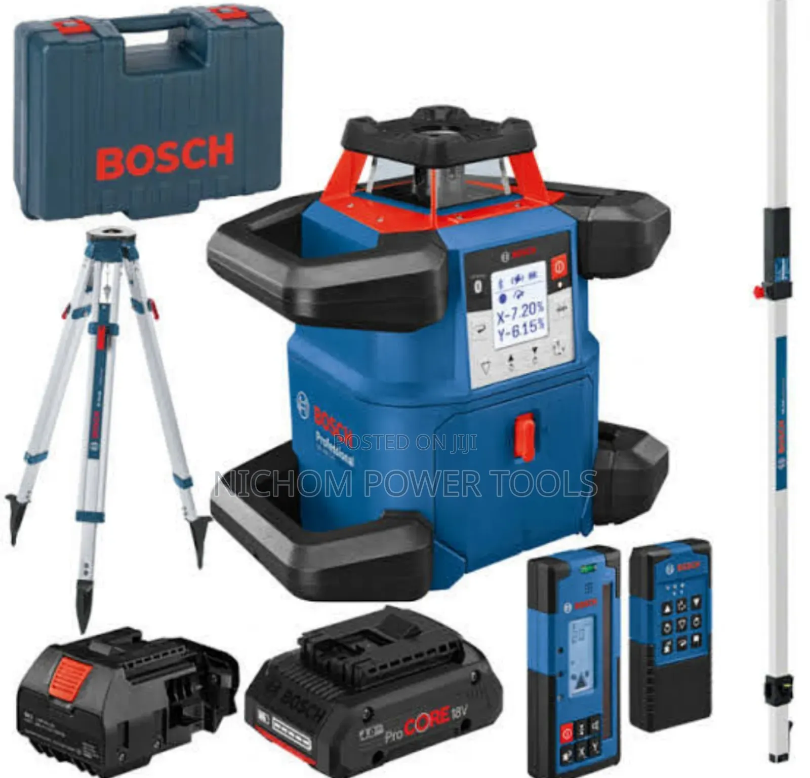 Professional Bosch Rotation Laser Set